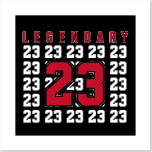 Michael Jordan Legendary 23 Posters and Art